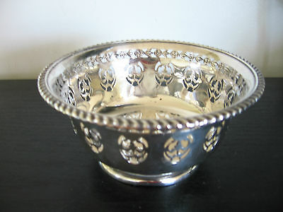 BIRKS Sterling Silver Pierced Bowl Dish 117.9 grams not scrap