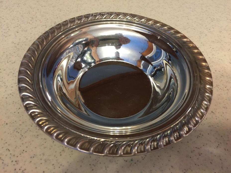 Silver Plated Candy/Nut/Trinket Dish - 6-1/2