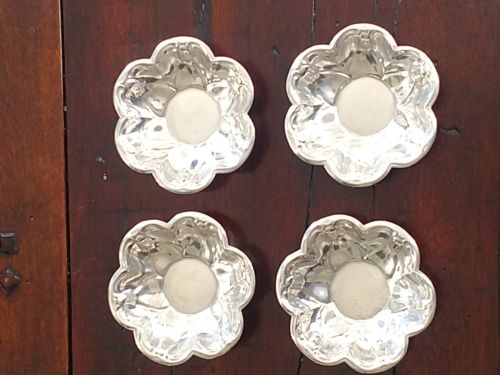 4 Sterling Silver Candy/Nut Dishes, FB Rogers Silver Co., #230, No Mono, 110g