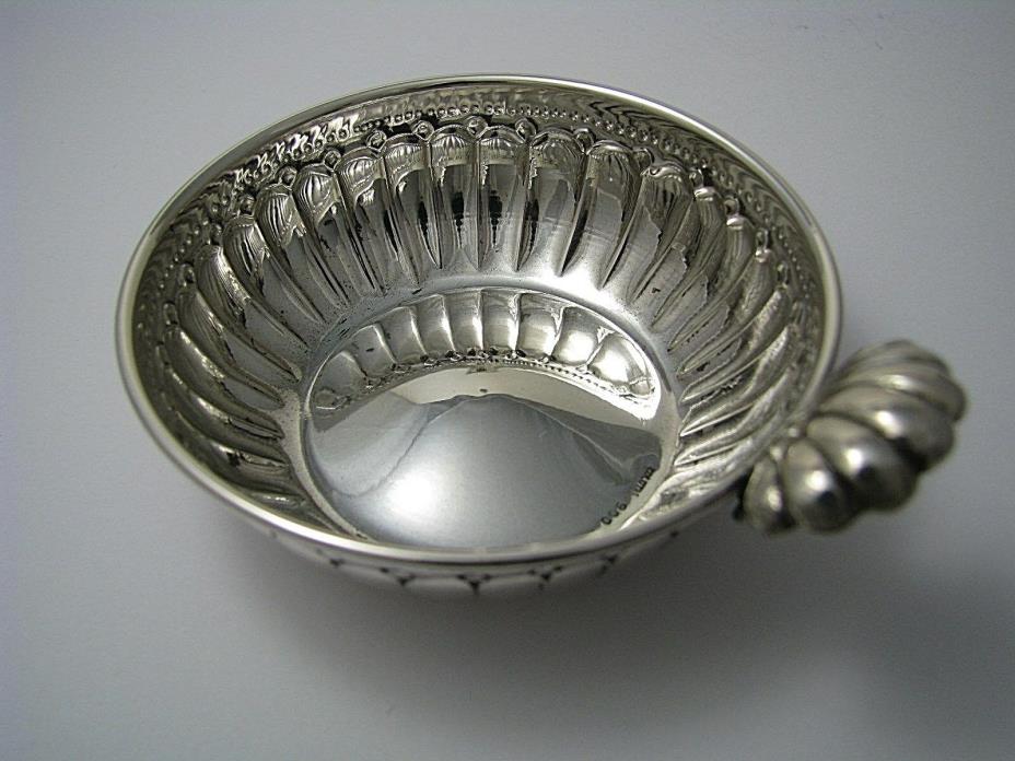 SOLID SILVER WINE TASTER WINE TESTER TASTEVIN 900 Silver by Zolotas Greece RARE!