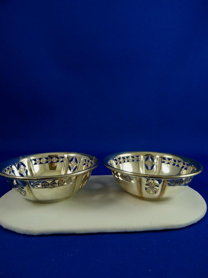 2 Vintage Birks Sterling Silver Candy Nut Dish Bowls