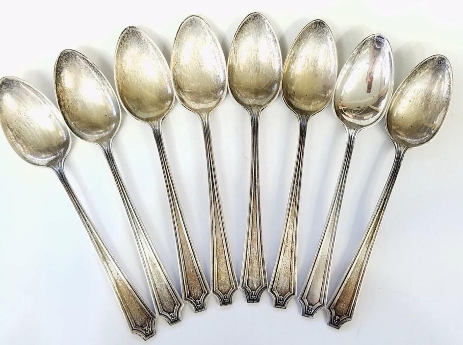 * .925 STERLING SILVER GORHAM SET OF EIGHT 5 7/8