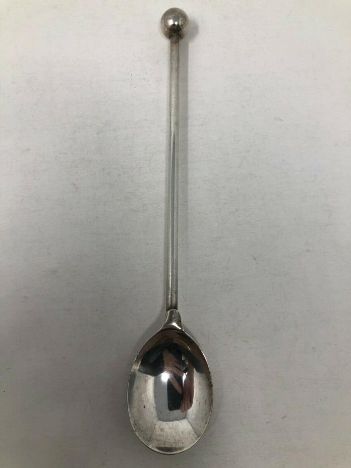 Watson Sterling Silver Bar Chocolate Muddler Spoon 7 5/8