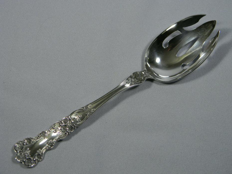 Gorham BUTTERCUP Sterling Silver Slotted Serving Spoon Excellent! new mark
