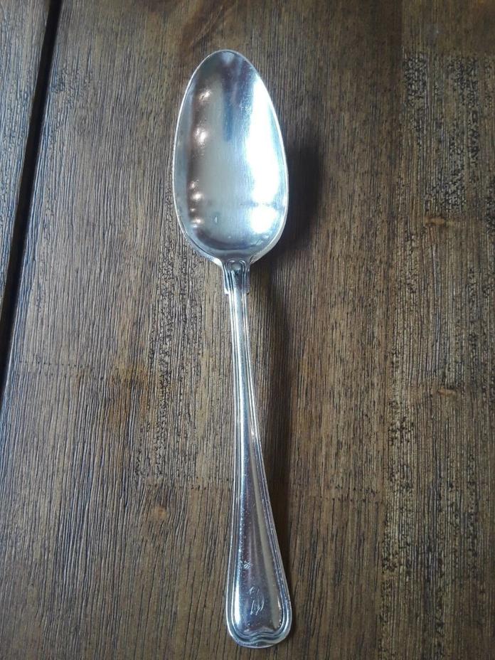 1904 Old French Sterling Tablespoon Heavy Weight Mono B 76 grams