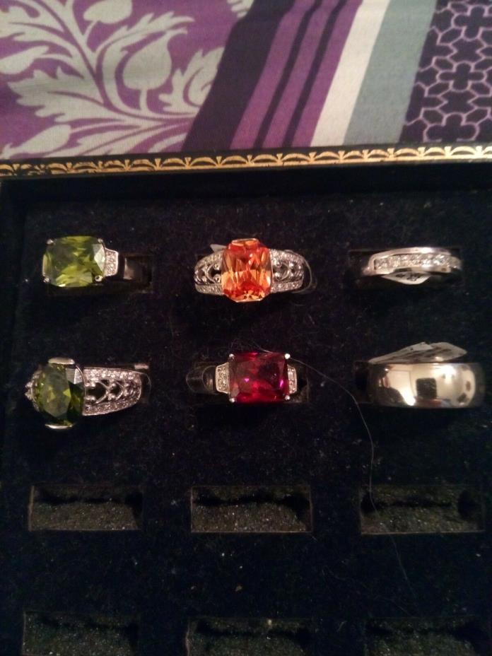 sterling Silver ring lot New!