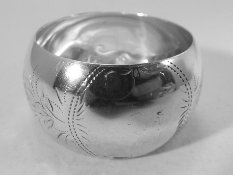 Good HM Silver Napkin Ring (453a) - Birm 1915 Joseph Gloster - Not Engraved