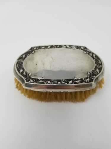 R WALLACE AND SONS (RW & S) STERLING SILVER CLOTHING BRUSH 1910-1920s