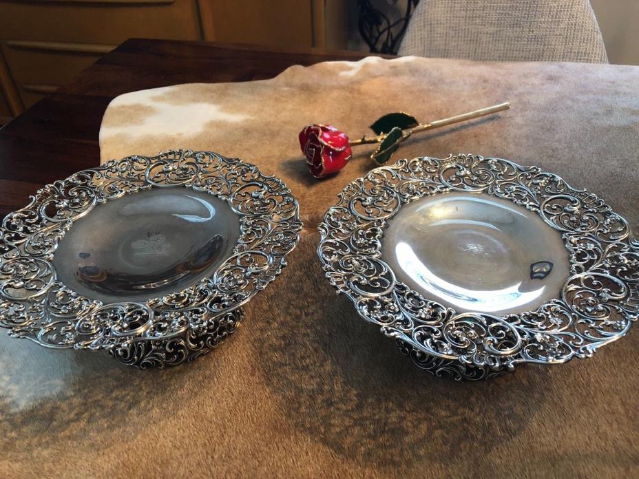 Pair of Howard & Co RARE Sterling Silver Tazzas