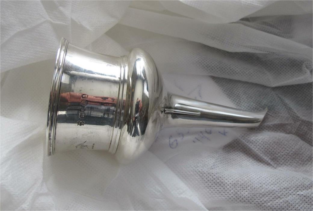 1825 Antique Georgian Sterling Silver Wine Funnel Antique London Rebeca Emes