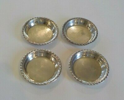 Set/4 Sterling Silver M. Fred Hirsch Co. Butter Pats, 100 grams