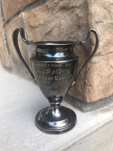 Vintage 1911 Silver Trophy