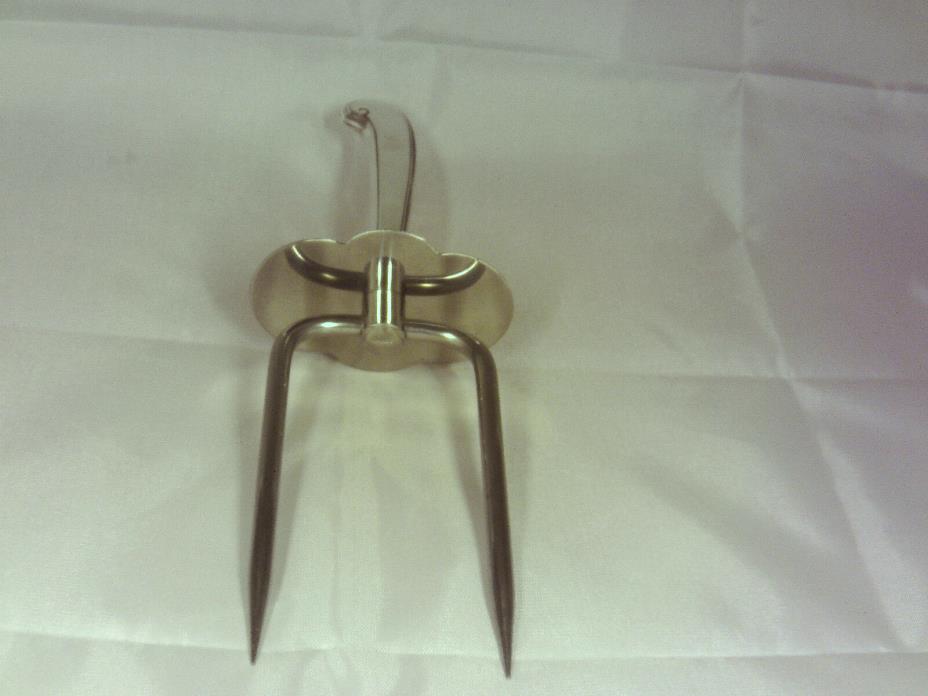 Sterling handled ham holder, Webster