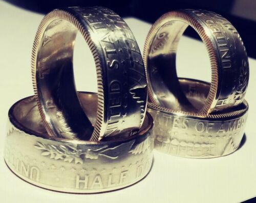 Sizes 7.5 - 15  1965  1966  1967  1968 or 1969 Silver Coin Ring *Tails showing*
