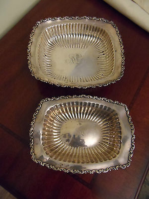 VINTAGE  STERLING SILVER CANDY DISH SET BY WHITING SILVER CO. 11.3 oz