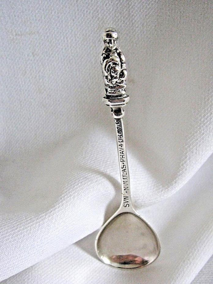 ANTIQUE STERLING SILVER SPOON 1903  LEVI & SALAMAN ,BIRMINGHAM TEA/ COFFEE SUGAR