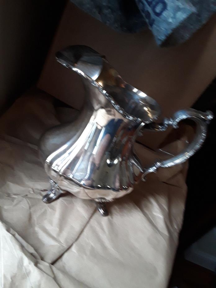 Lancaster rose sterling silver 50 oz water pitcher