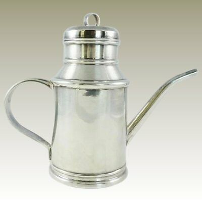 STERLING SILVER OIL JUG OR PITCHER 9.5 TROY OUNCES