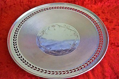Vintage Alvin Sterling Silver Cake Plate Pierced & Footed H26-1 Mothers Day Gift