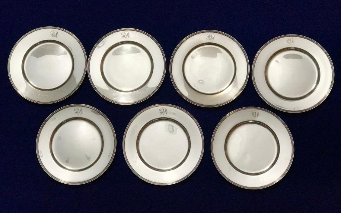 Gorham Sterling 6-1/4 inch Desert/Bread Plate #1337 Set of 7 Plates