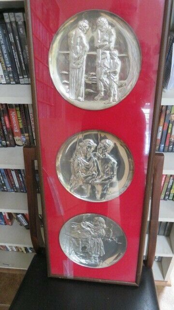 Three Tribute to Picasso Silver Plates, 27.8 Ounces, Proof, The Hamilton Mint