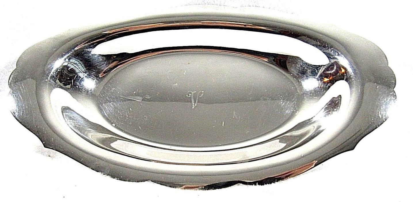 S. Kirk & Son Sterling Silver Bread Tray with Monogram 326 grams #2258