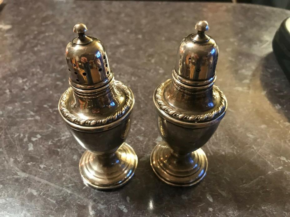 Pair Of LaPierre Sterling Silver Salt and Pepper Shakers #24