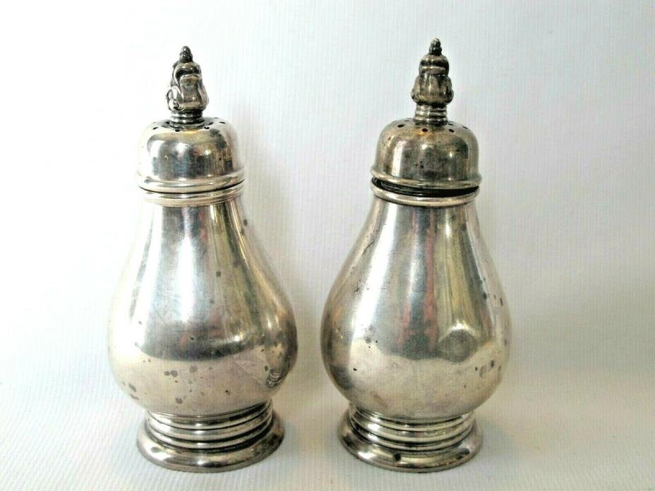 Vtg Royal Danish Sterling Silver International Salt & Pepper Shaker 141 Gms.