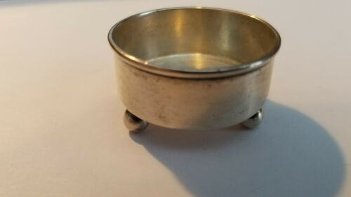 Vintage Tiffany & Co. Sterling Silver Salt Cellar With 3 Ball Feet