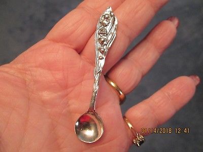 LILY OF THE VALLEY..SS Salt Spoon......MY BEST SELLER !!!!!!!!!!!!