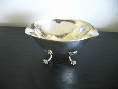 Birks Ellis Ryrie #1387 Footed Sterling Silver Sauce Boat Dish