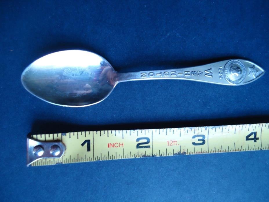 Vintage Sterling Silver Souvenir Spoon Washington