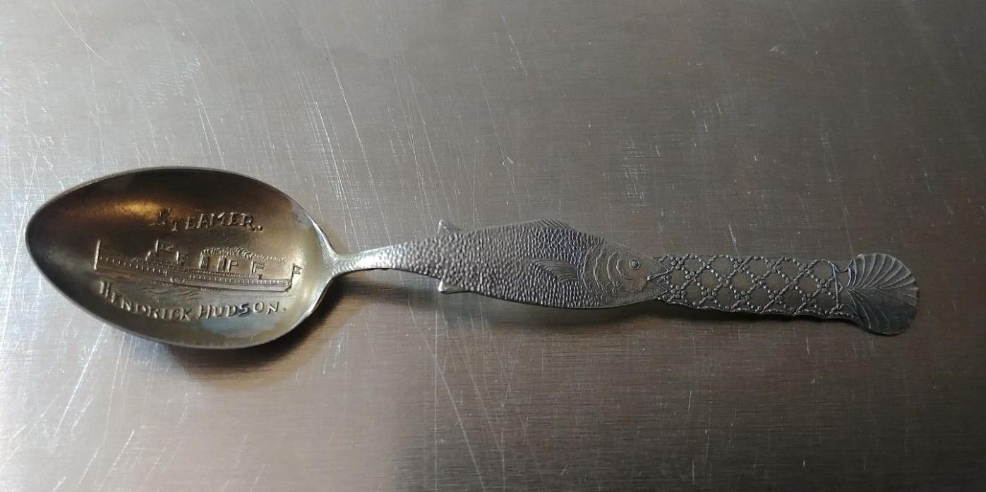 Vintage Hendrick Hudson Steamer Sterling Souvenir Spoon