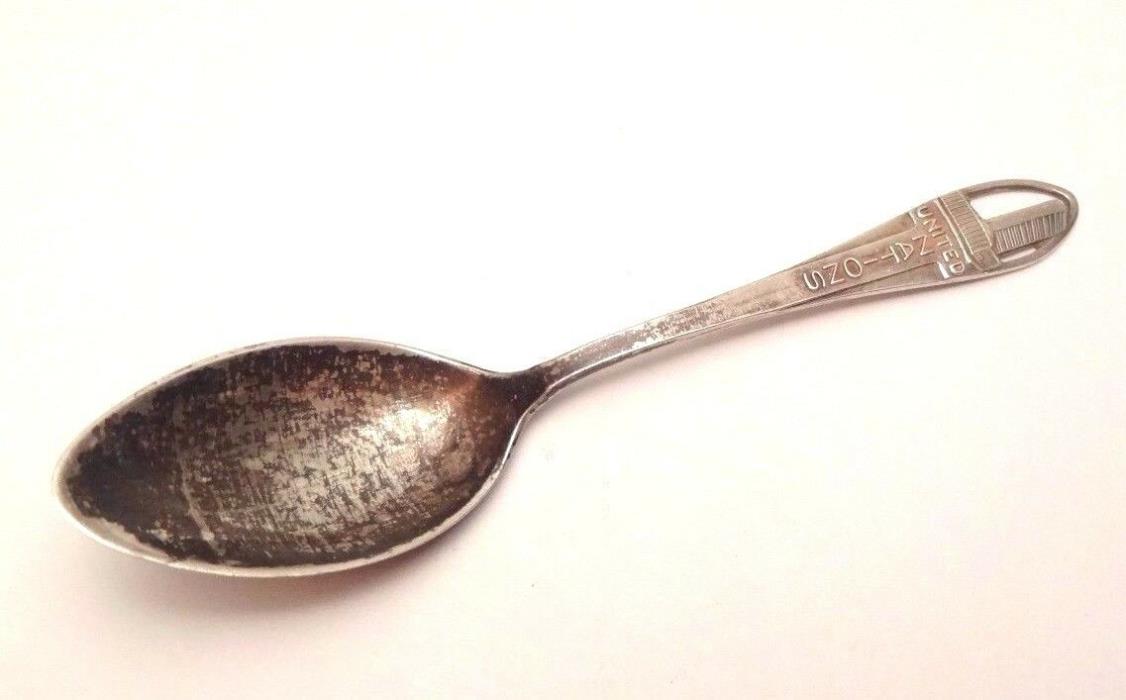 VINTAGE UNITED NATIONS STERLING SILVER 925 SOUVENIR SPOON