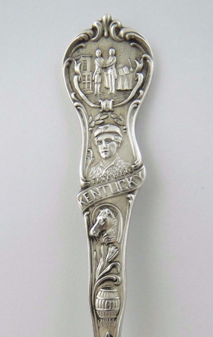 Intricate Art Kentucky Souvenir  Spoon - 4