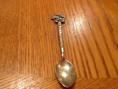 Stamped  925 Silver Eagle MEXICO Spoon  3 1/2