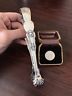 Antique 1800's F.M. English Sterling Silver Sugar / Ice Tongs - 64.8g