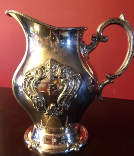 Gorham Silver Original Chantilly YC 1382 Silver EP Water Tea Pitcher 8.75