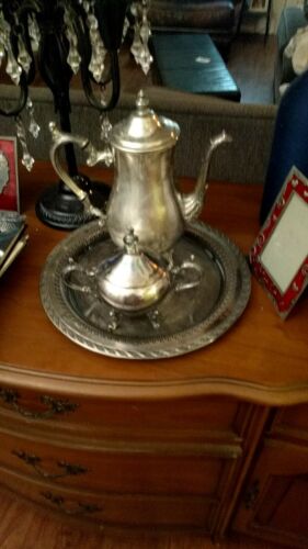 Antique sterling silver tea coffee set