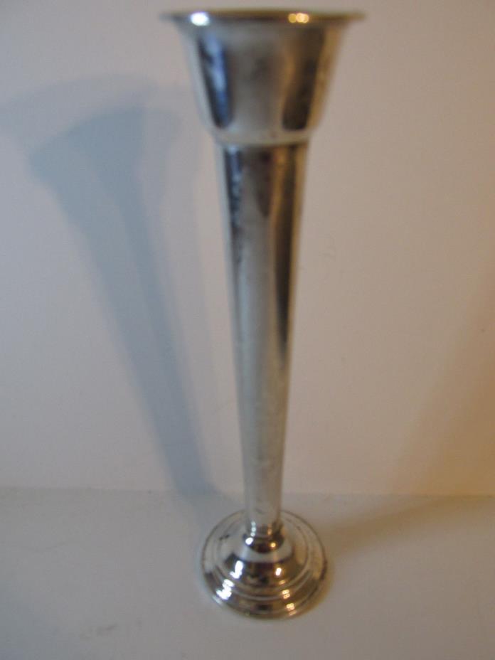 Vintage Alvin Matching Sterling Silver Flower Bud Vase S254 -
