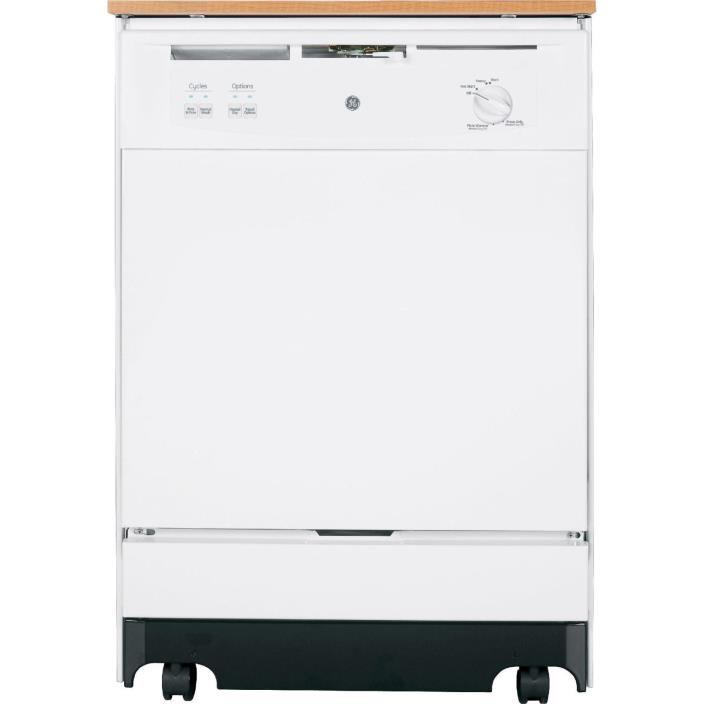 Convertible Portable Dishwasher White GE GSC3500DWW 25