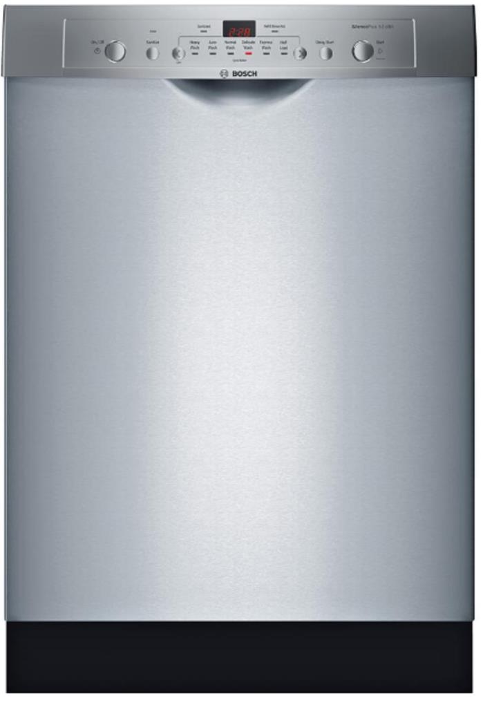 Bosch SHE3AR75UC Ascenta Front Control Tall Tub Dishwasher Stainless Steel