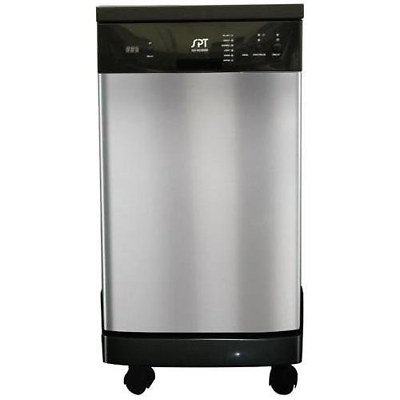 SPT SD-9241SS Energy Star Portable Dishwasher, 18-Inch, Stainless Steel