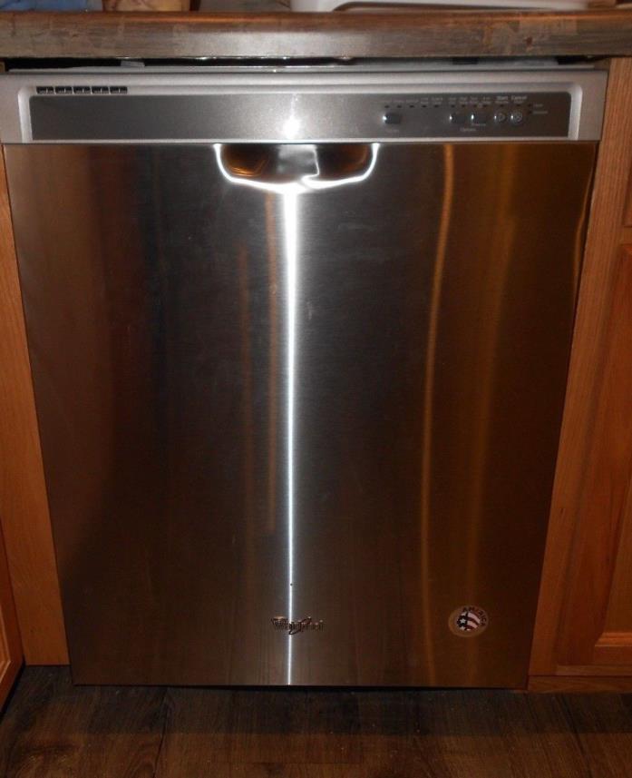 2016 whirlpool stainless steel 24 inch dishwasher very little use nice used