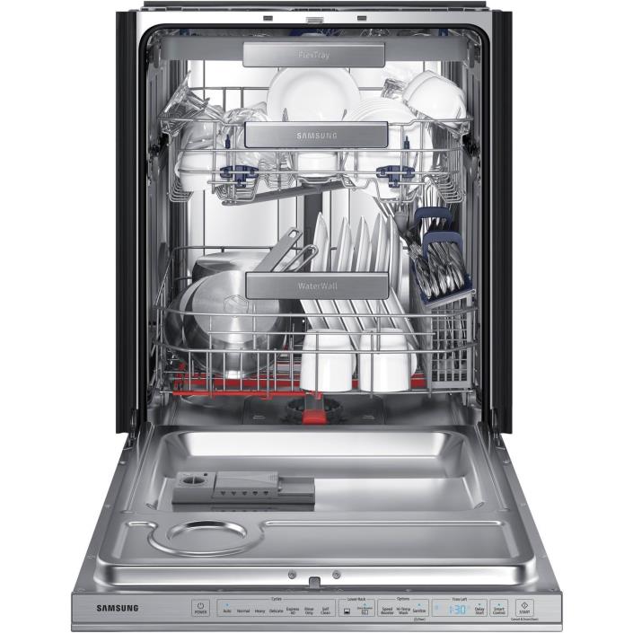NEW Samsung Stainless Steel Dishwasher w/ Waterwall 3rd Rack 38db DW80M9960US