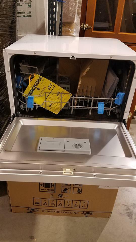 NEW Countertop Portable Compact Mini Apartment Dishwasher White