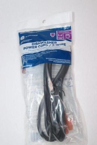 Lot of 75 - GE WX09X70910 Universal 3-wire Dishwasher Power Cord 5.4'