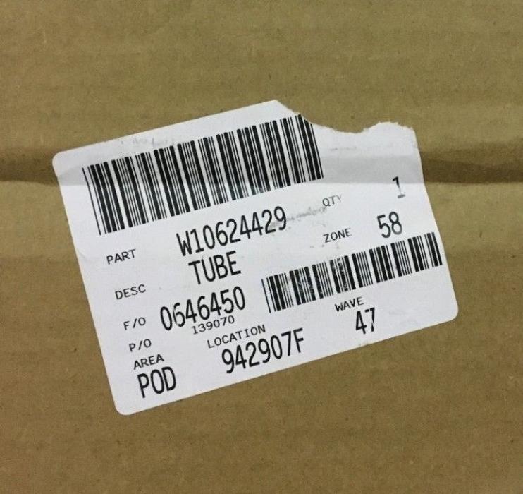 W10624429 Whirlpool Tube