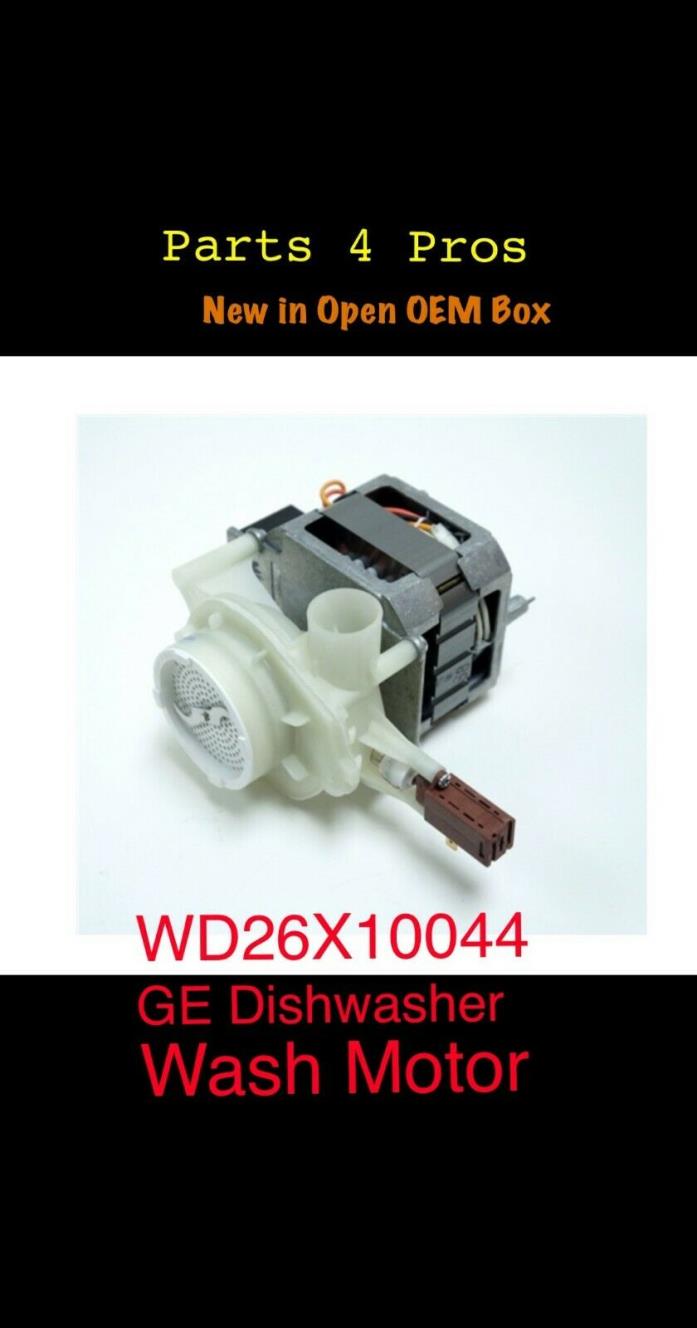 New OEM GE Dishwasher Wash Motor WD26X10044
