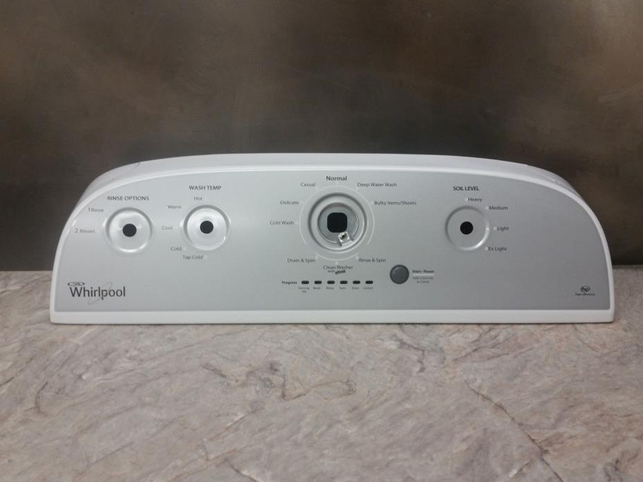WHIRLPOOL CONTROL PANEL FACE PLATE WHITE W10692535